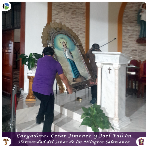 Imagen llevada al Altar